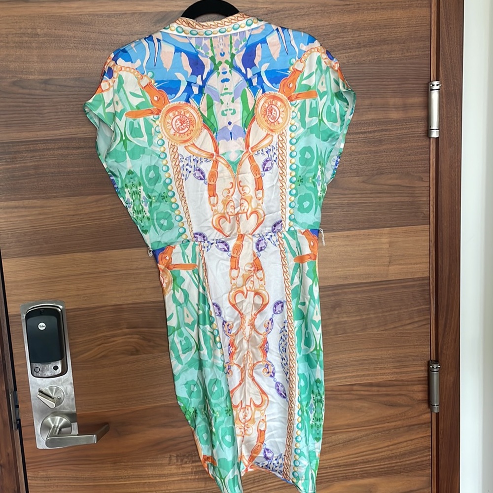 Gorgeous Pattern Button Down Dress - image 6